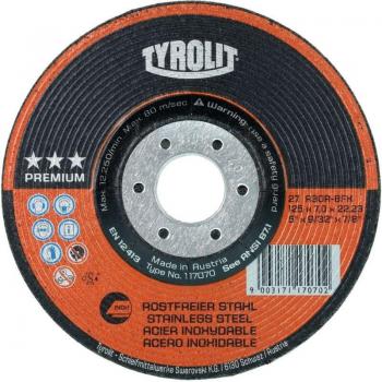 Disque d'ébarbage professionnel TYROLIT 178x7