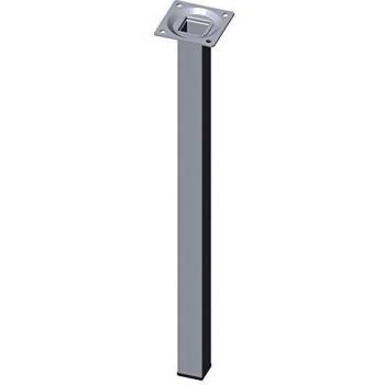 Piedini per mobili cromati 25x25mm H.400mm, set da 4 Element System