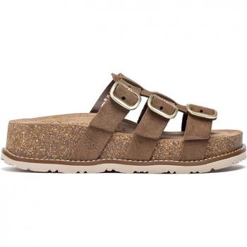 Yokono Sandalias de Plataforma 4 cm Piel Vacuna Serraje