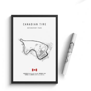 Canadian Tire Motor Sport Parckaffisch