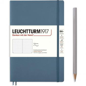 Stone Blue B6 Dotted Notebook by Leuchtturm1917