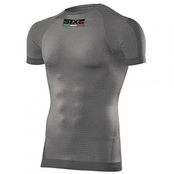 Sixs TS1 Kurzarm-Unterhemd Dunkelgrau XL/XXL