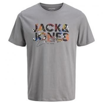 Jack & Jones Tee‑shirt Geplas (Gris) – Variante EU XXL
