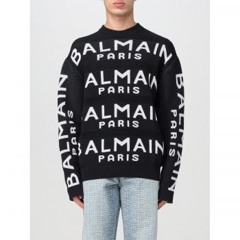 Pullover Balmain masculin noir S