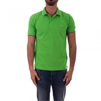 Polo Uomo Colore Lime SUN 68 Small ON Collar