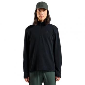Felpa Half Zip Nero Puro odlo Essentials S