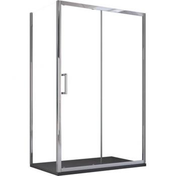 Doccia Angolare Bonussi 70x140 cm – Una Anta Scorrevole, 2 Lati Fissi Vetro 6mm – 195 mm di Altezza