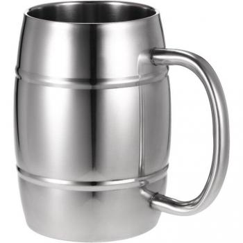 Double-Wall Stainless Steel Drinking Cup, 300ml, 2 Pack
