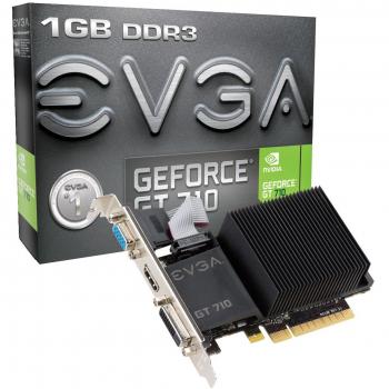 EVGA GT 710 1 GB DDR3 PCI‑E 2.0 Video Card – 01G‑P3‑2710‑KR Edition