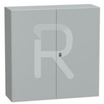 Unité de contrôle Schneider Electric S3DB – Armoire 1200 × 1200 × 400 mm, acier gris (NSYS3D121240DP)