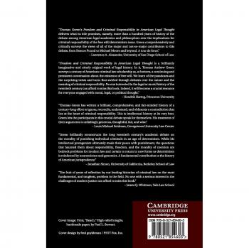 Freedom and criminal responsibility in american legal             thought hardcover