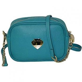 Borsa Donna Lola in Pelle Verde Cielo