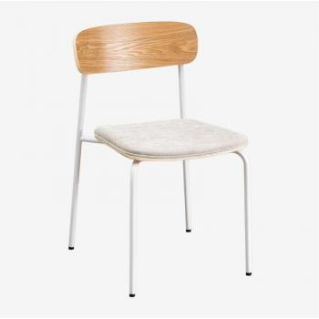 Blanco Gardenia Silla Apilable – Versión Wilpier