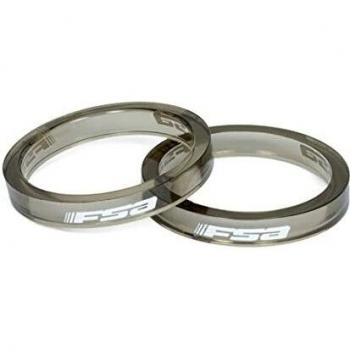 Headset Spacer Pack: 1.1/8 × 10mm, Grey Polycarbonate