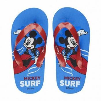 Chanclas Azul Mickey Mouse para Niños, Modelo Estampado