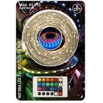 Set LED RGB 3 m con power supply e strip adesiva – 81.010