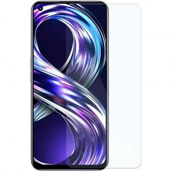 Protector de Pantalla Cristal Templado para Realme 8i/Narzo 50 4G, Vidrio Templado Premium 9H, Borde Redondeado 2.5D, Resistente a Golpes