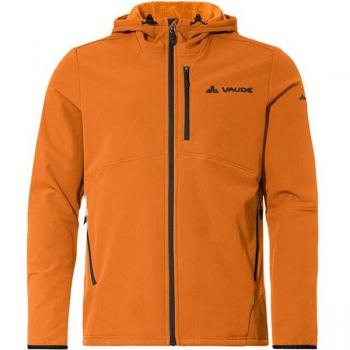 Vaude Elope Men’s Full‑Zip Fleece in Kumquat – Small