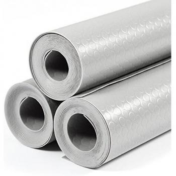 Amorus 3 Rolls Anti-bacterial Drawer Liner 150 x 45cm, Washable Non-slip Waterproof