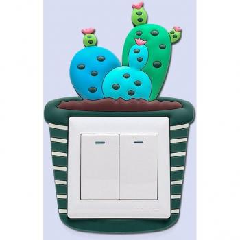 Cactus Wall Sticker for Light Switch