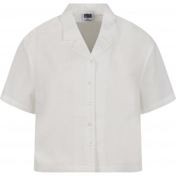 Urban Classics Damen Seersucker Langarmbluse