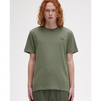 Camiseta de algodón Fred Perry para hombre, modelo M1600, verde