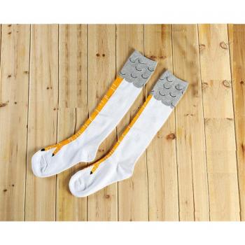 Baumwolle Huhn Klaue Socken Damen Überknie Lustig 3D Druck