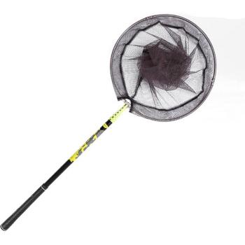 JOSBY Caña de Pescar Telescópica de Carbono 2.1m-3m con Red