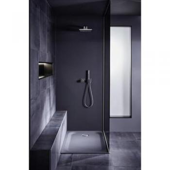 Plato de Ducha Antideslizante Bette Ultra 750x750x25mm Color Gris Mate
