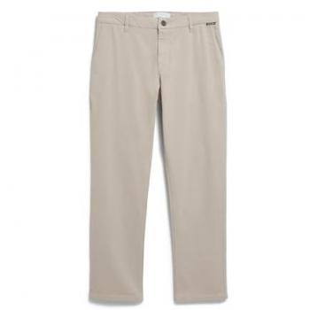 ARMEDANGELS Aaster Männer Chino mit nachhaltigem Baumwoll-Mix – Länge 86 cm, Beige/Grün
