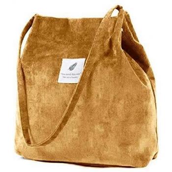Cesto di Velluto Giallo ZhengYue – Spalla Casual