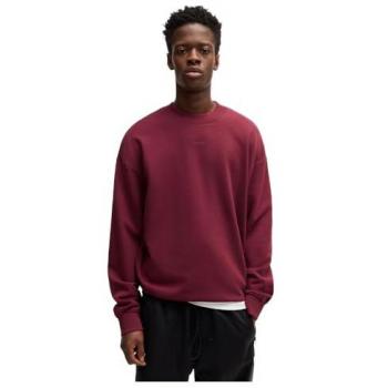 Sweatshirt mit HUGO Label-Schriftzug, Modell Dapocrew, Größe M, Rot