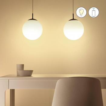 WiZ 60W E27 Standardform dimmbar warm-/kaltweiß Milchglas