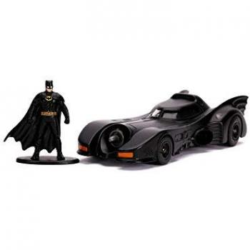 Voiture Miniature de Collection Jada Toys Batmobile 1989 avec Figurine 1/32