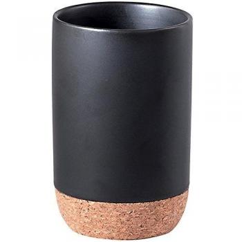 Vaso para Cepillos Ilary Cerámica Negro