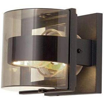 Frida 1 Light Indoor Small Wall Light Graphite IP54 E27