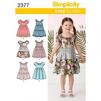 Simplicity 2377 Children's Dress Pattern