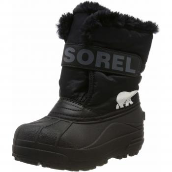 Sorel Snow Commander bottes d'hiver pour enfants, Noir, 29 EU