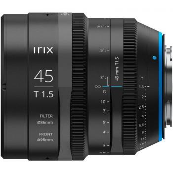 Irix Cine 45mm T1.5 para lentes Fuji X