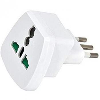 Adattatore universale viaggio spina 10A 220240 volt bianco lif pes501070w