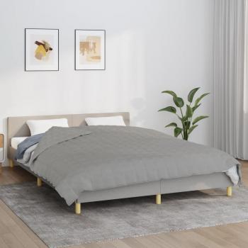 Couverture lestée pour l'anxiété gris 200x200 cm 9 kg