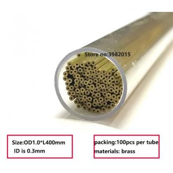 Brass EDM Electrode Tube OD1.0*400mm