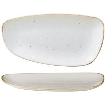 Churchill Stonecast Barley White Chef's Oval Plates