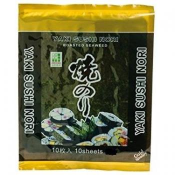 5er Pack Yaki Sushi Nori „GOLD“ gerösteter Seetang 5 x 10 Blatt