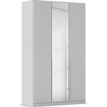 Garderobe AGORDO RAUCH – Drehtürenschrank in Seidengrau, 6 Breitenoptionen, 2 Höhenvarianten