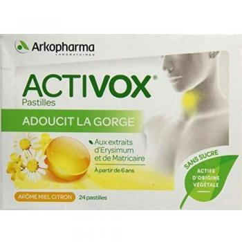 Arkopharma ACTIVOX Miel Citron 24 Pastilles