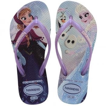 Havaianas Kids Flip Flops with Slim Frozen Design in EU Size 35/36