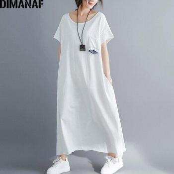 DIMANAF Women's Summer Maxi Dress