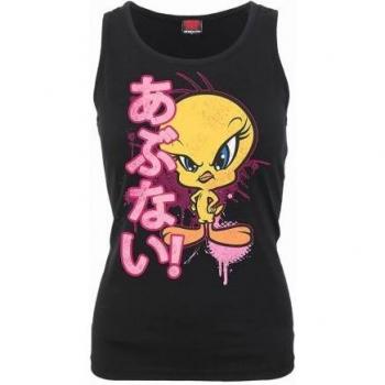 Ladies Looney Tunes Danger Tweety Tee