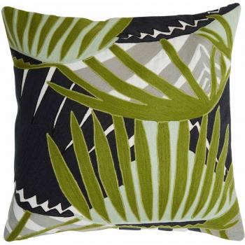 Bosie Green Botanical Accent Cushion